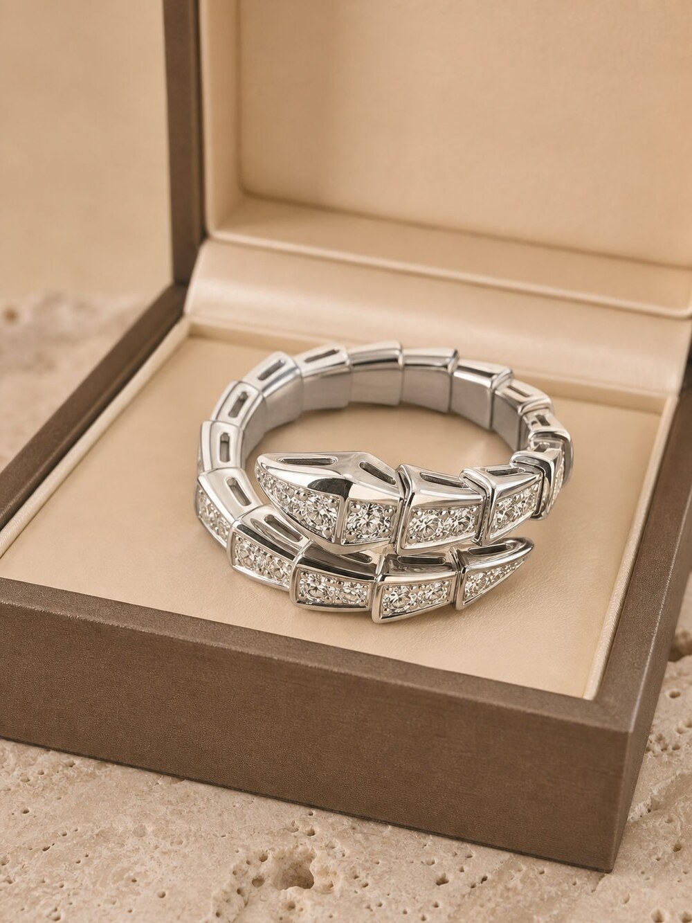 Bulgari Refined Statement Ring Style 2 | New with Box - Picture 4 of 9
